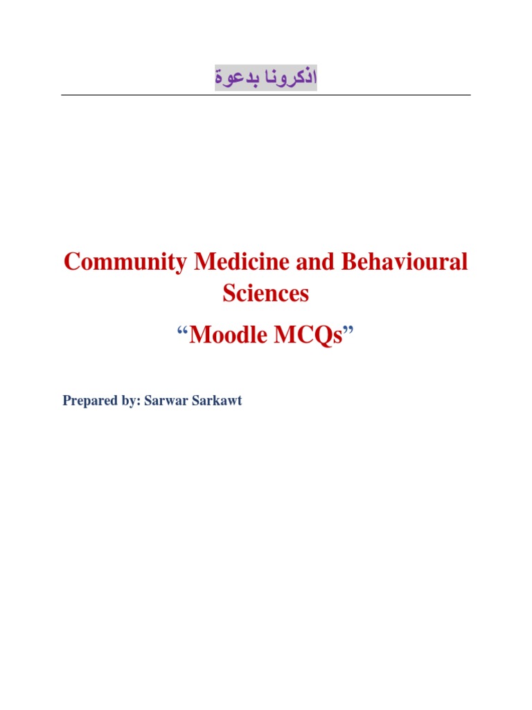 Moodle MCQs on Psychology and Health | PDF | Memory | Influenza