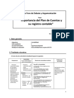 Guia Foro de Debate y Argumentación 1 Contabilidad Ing. Industrial