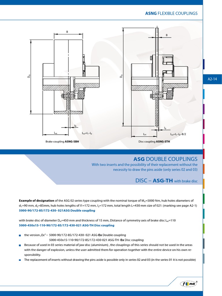 ASNG Couplings Specifications and Details | PDF | Applied And ...