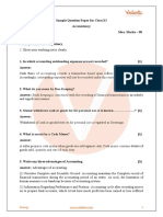 CBSE Class 11 Accountancy Paper 1