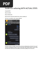 Guide To E-Whoring WITH ACTUAL STEPS