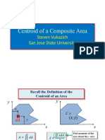 95.5.3 Centroid of A Composite Area
