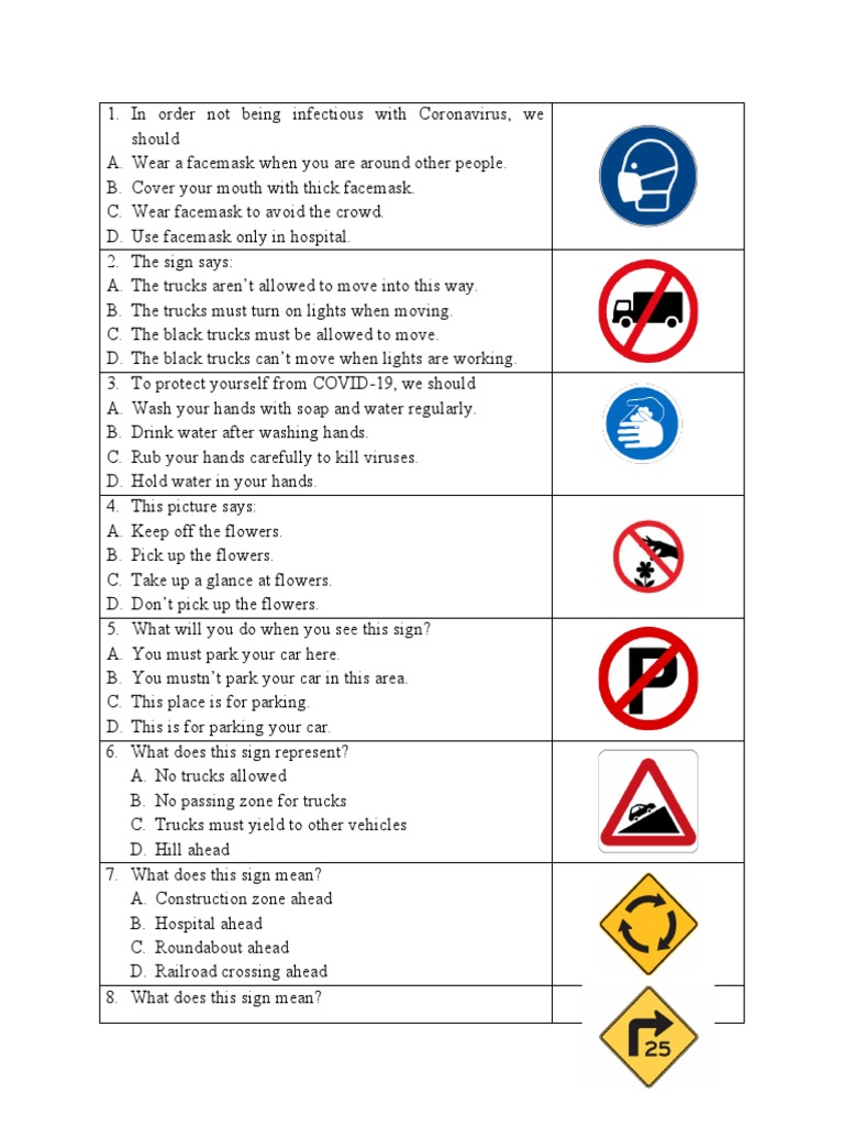 Read The Signs | PDF | Traffic | Intersection (Road)