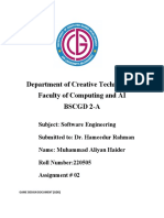 Department of Creative Technologies Faculty of Computing and AI BSCGD 2-A