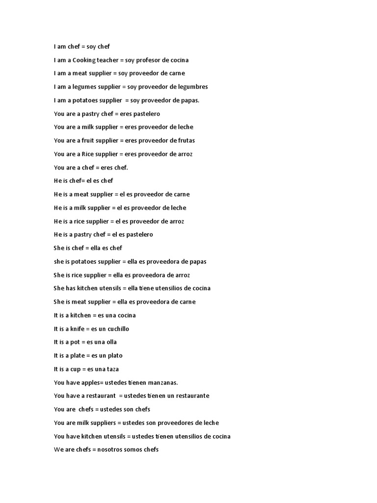 40 Oraciones en Ingles PDF