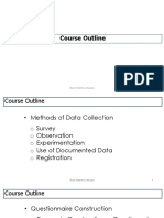 2 - Collection of Data and Questionnaire