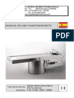 MESA PARA AUTOPSIA - Mesa Antomia Patologica 015 015E 5967 5968