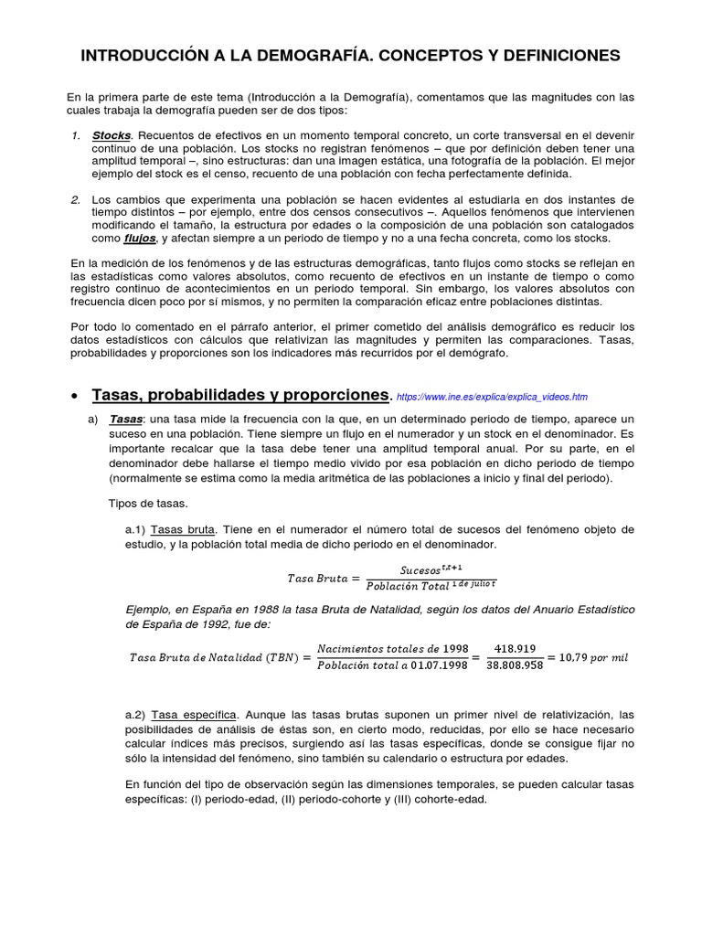 Introducción A La Demografía PDF