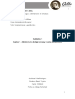 Administración de Operaciones y Cadenas de Suministro