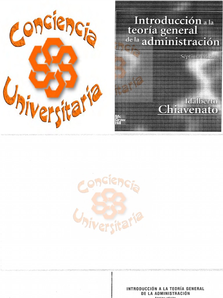 Chiavenato Introduccion A La Teoria General De La Administracion Pdf Pdf