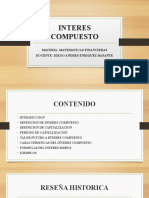 Interes Compuesto - Matematicas Financieras