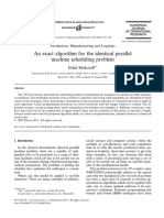 An Exact Algorithm For The Identical Parallel - 2004 - European Journal of Oper