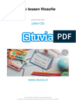 Stuvia 1118169 Alle Lessen Filosofie