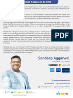 About Founder, CEO-Sandeep Aggarwal