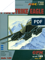 Papercraft, Papermodel, Papermodels, Kartonowi, Recortables, Maquetas de Papel, (AIRPLANE), F15e Strike Eagle (GPM # 169 07.2000)
