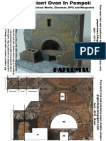 Pompeii Oven Papercraft by Papermau 2018 A4 PDF