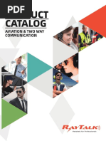 Product Catalog: Aviation & Two Way Communication