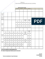 Time Table For 2022-23 Junior Batch