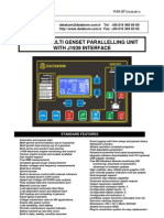 Dkg-707 Multi Genset Parallelling Unit With J1939 Interface: DKG-707 User Manual V-01-27 (