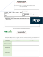 Formulário de Registro de Adequações Curriculares