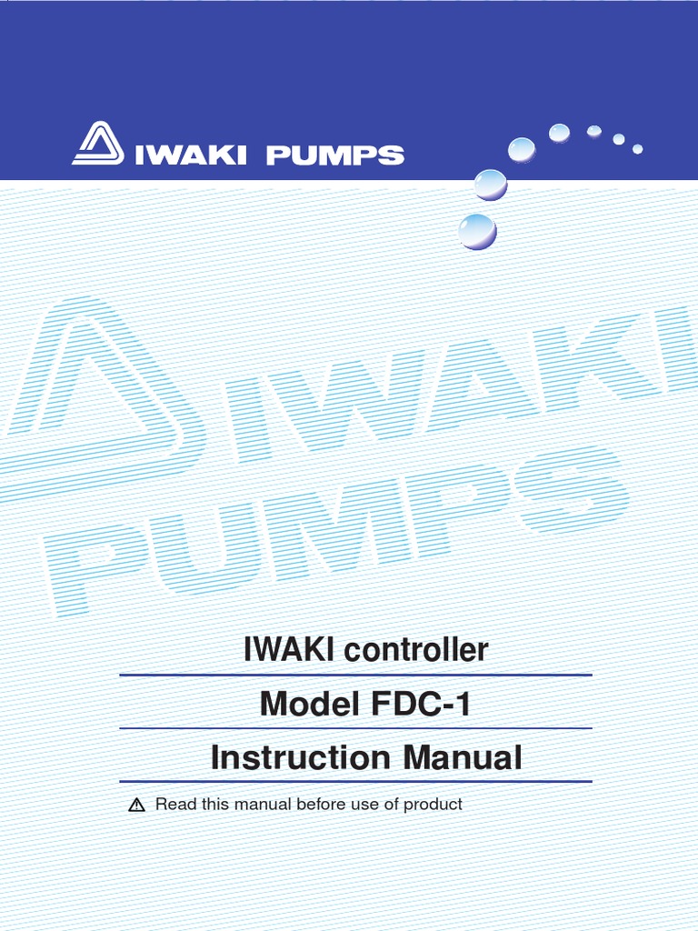FDC-1 Controller Instruction Manual | PDF | Power Supply | Valve