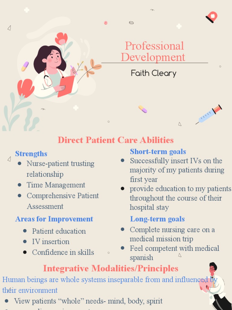 Nursing Professional Development Goals | PDF | Nursing | Nurse Practitioner