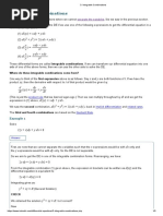 Integrable Combinations