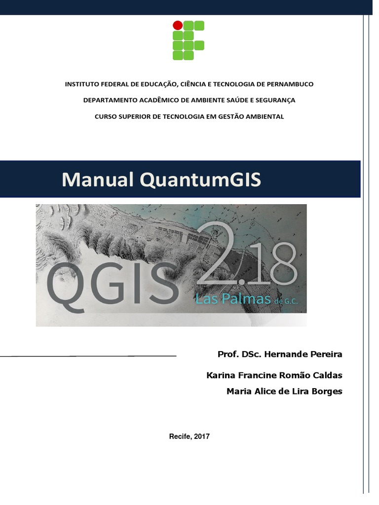 Tutorial QGIS - 2.18 | PDF | Sensoriamento remoto | Sistema de ...