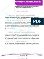 Reglamento de Elecciones Actualizado y Aprobado PDF