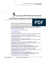 Gateway ONT Network Scenario (GPON/XG-PON/XGS-PON Networking)