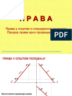 Vežba 4 - Prava, Prodori Prave