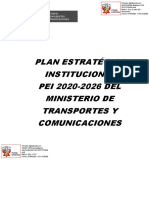 Plan Estratégico Institucional 2020-2026 Ampliado PDF