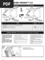 Thule 968 969 Thruway Bike Rack Installation Instructions PDF