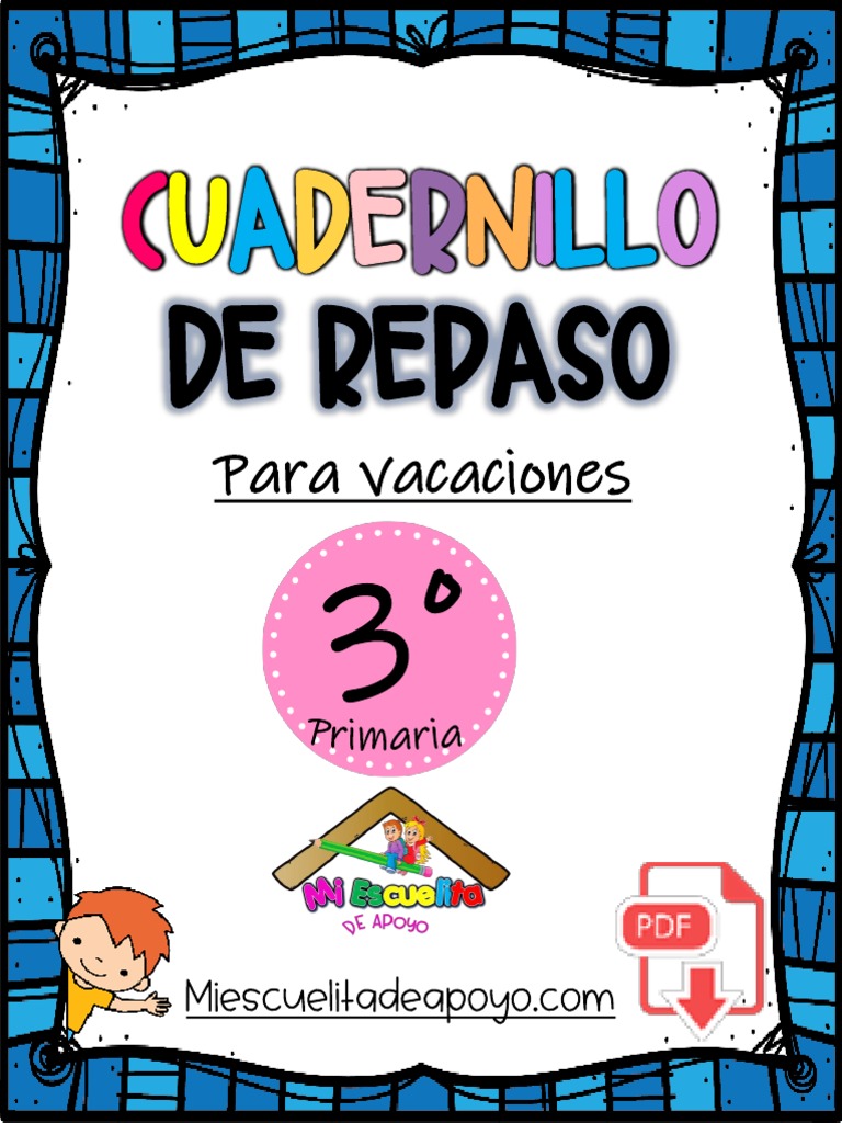 3ro Cuadernillo De Repaso Para Vacaciones Pdf Pdf Vía Láctea México