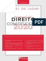 2020 Manual de Direito Constitucional - 4 edição - Rafael de Lazari 2020.pdf