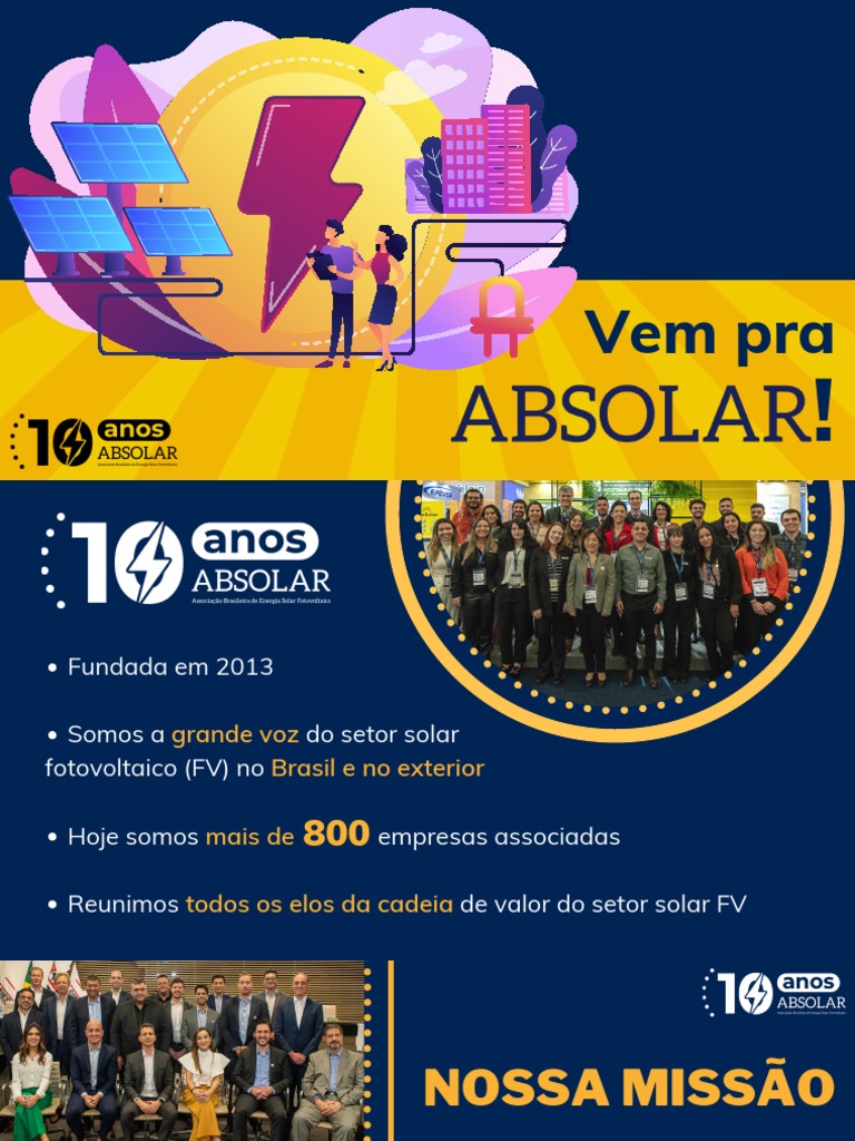 Benefícios da ABSOLAR para Associados | PDF