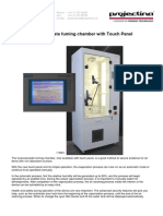 Touch Panel Cyanoacrylate Fuming Chamber