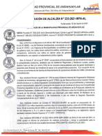 RESOLUCION DE ALCALDIA N° 235 - PROCOMPITE