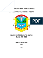 Plan de Contingencia de Lluvias Orurillo