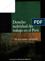 FERRO DELGADO. Derecho Individual Del Trabajo en El Perú
