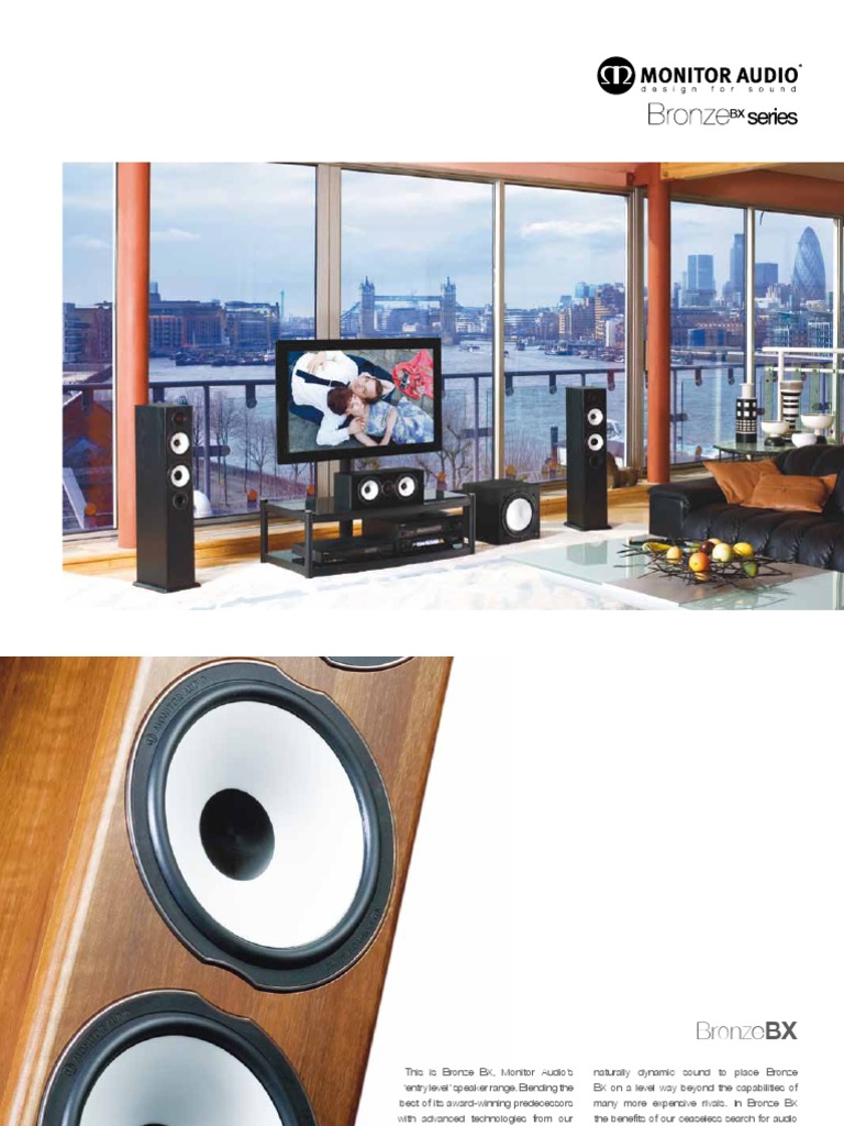 Monitor Audio Bronze BX Brochure EN PDF Loudspeaker Amplifier