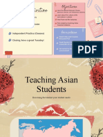 Asian Students Lesson