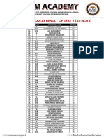 XII Boys Result 2