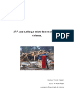 27 F, Una Huella Que Enlutó La Memoria de Los Chilenos