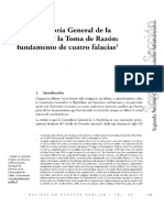 Contraloría y Toma de Razón - Fundamento de Cuatro Falacias PDF