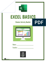 Excel Basics Student Booklet