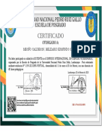 Certificado SIMPOSIO