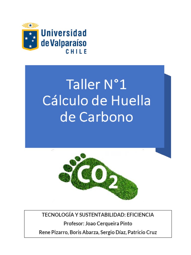 Taller 1 Huella de Carbono | PDF | Huella de carbono | Gases de efecto ...
