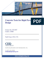 C02-087 - Concrete Tests For Rigid Pavements Design PDF