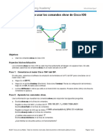 8.4.1.3 Packet Tracer - Using The Cisco IOS Show Commands JUAN ROSALES PDF